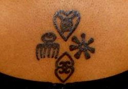 west african tattoos